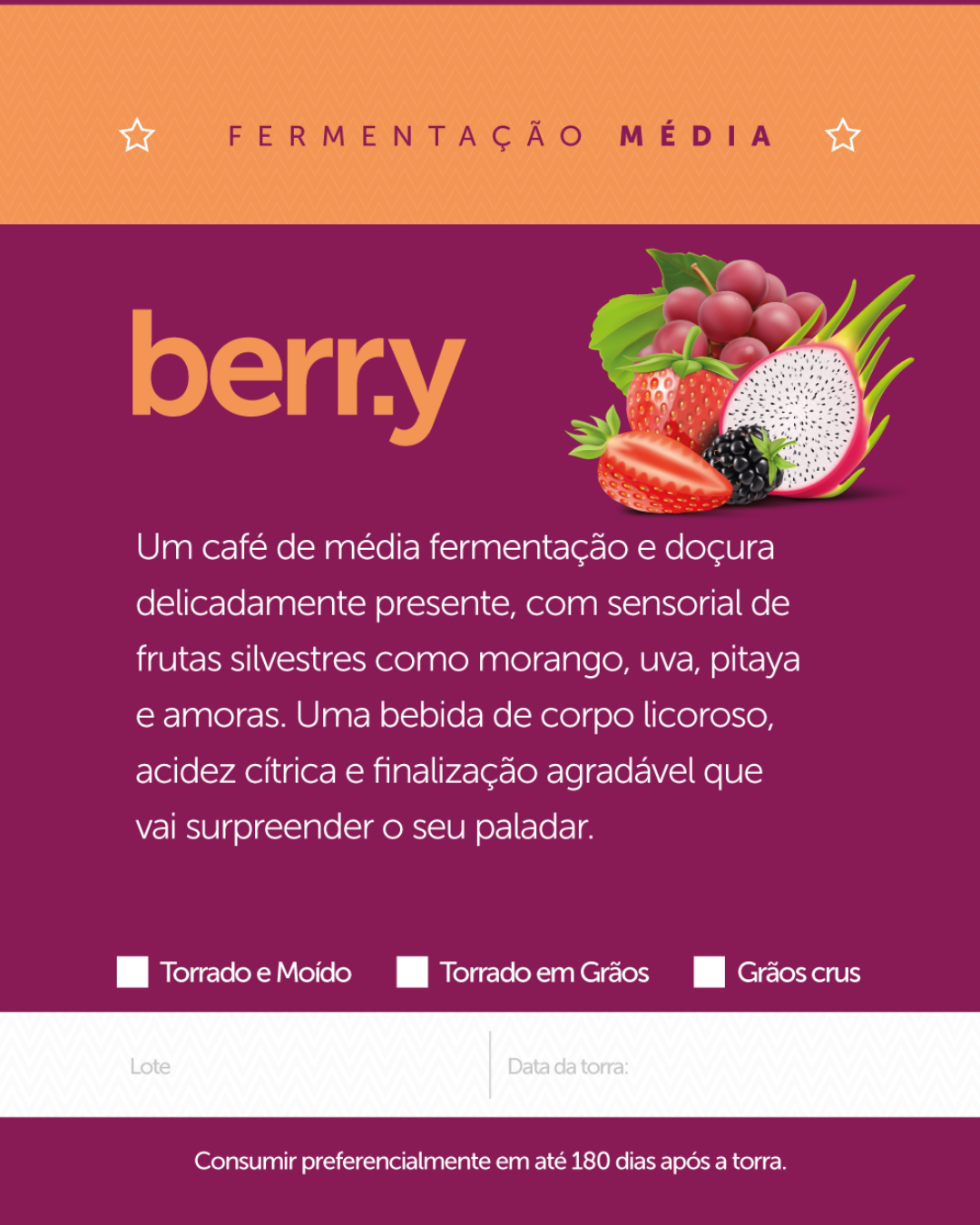 Café Berry Frutado Cerrado Mineiro 250g | Alado Coffe