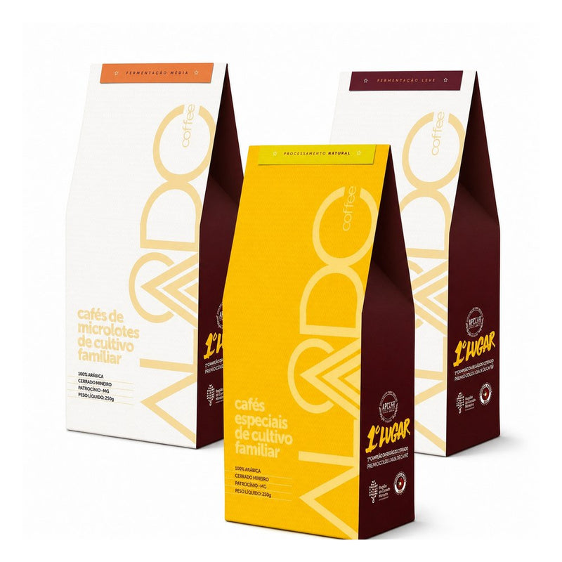Trilogia Sensorial Kit de Cafés Especiais | Alado Coffe